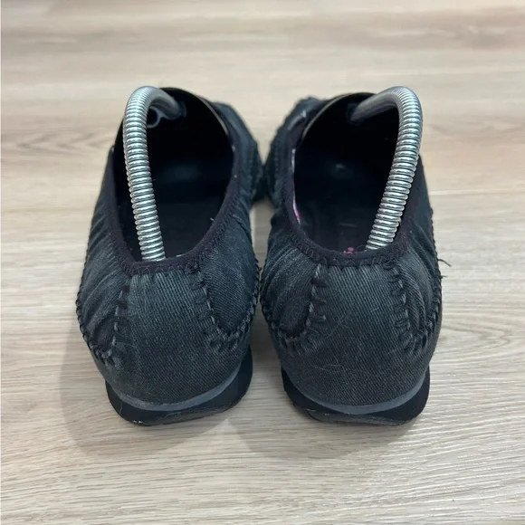 Skechers Shoes Womens Sz 7.5 Jaywalk Slip On Black Comfort Round Toe Wedge - Picture 4 of 10